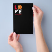 Liebe Basketball Flyer (Handgriff)