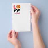 Liebe Basketball Flyer (Handgriff)