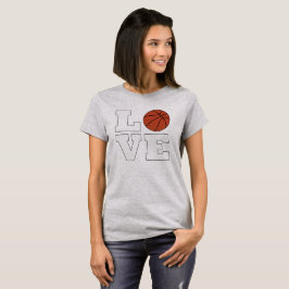 LIEBE Basketball Frauenbasketball T - Shirt