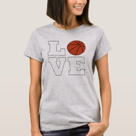 LIEBE Basketball Frauenbasketball T - Shirt