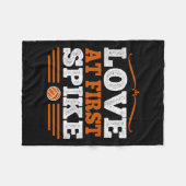 Liebe Basketball Geschenk Männer Frauen Kinder Fleecedecke (Vorderseite (Horizontal))