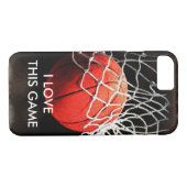 Liebe Basketball iPhone 7 Fall Case-Mate iPhone Hülle (Rückseite (Horizontal))