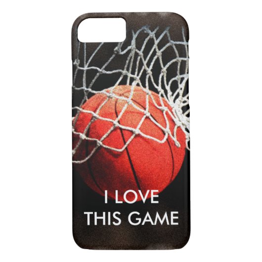 Liebe Basketball iPhone 7 Fall Case-Mate iPhone Hülle (Rückseite)