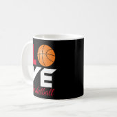 Liebe Basketball Kaffeetasse (Vorderseite Links)