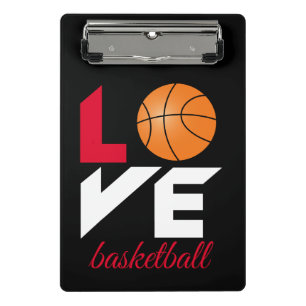 Liebe Basketball Mini Klemmbrett