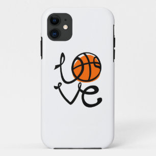 Liebe Basketball Moderne Typografie Sport Case-Mate iPhone Hülle