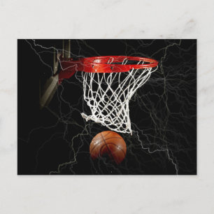 Liebe Basketball Motivation Postkarte