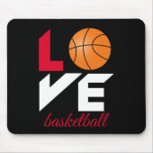 Liebe Basketball Mousepad (Vorne)