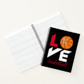 Liebe Basketball Notizblock (Innenseite)