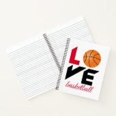 Liebe Basketball Notizblock (Innenseite)