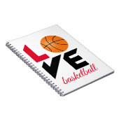 Liebe Basketball Notizblock (Rechte Seite)