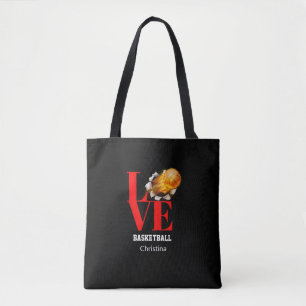 Liebe Basketball Personalisiert Schultertasche Tasche