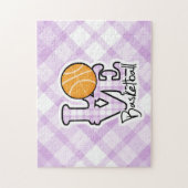 Liebe-Basketball Puzzle (Vertikal)