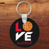 Liebe Basketball Schlüsselanhänger (Vorderseite)
