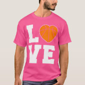 Liebe Basketball T-Shirt (Vorderseite)