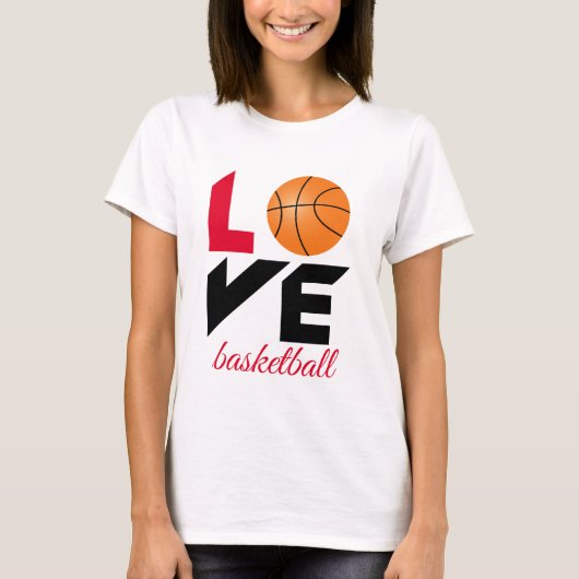 Liebe Basketball T-Shirt (Vorderseite)
