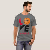 Liebe Basketball T-Shirt (Vorne ganz)