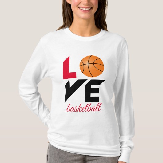 Liebe Basketball T-Shirt (Vorderseite)