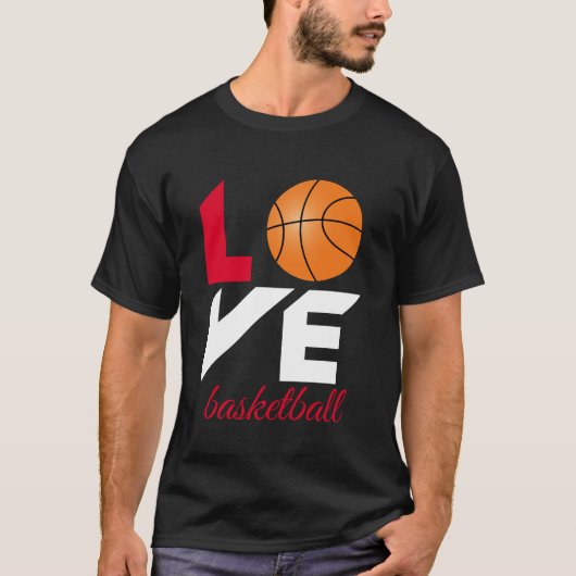 Liebe Basketball T-Shirt (Vorderseite)