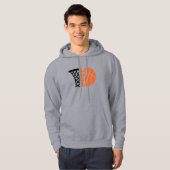 Liebe Basketballkorb Hoodie (Vorne ganz)