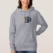 Liebe Basketballkorb Hoodie (Vorderseite)