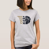 Liebe Basketballkorb T-Shirt (Vorderseite)