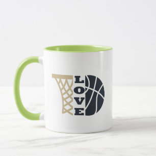 Liebe Basketballkorb Tasse