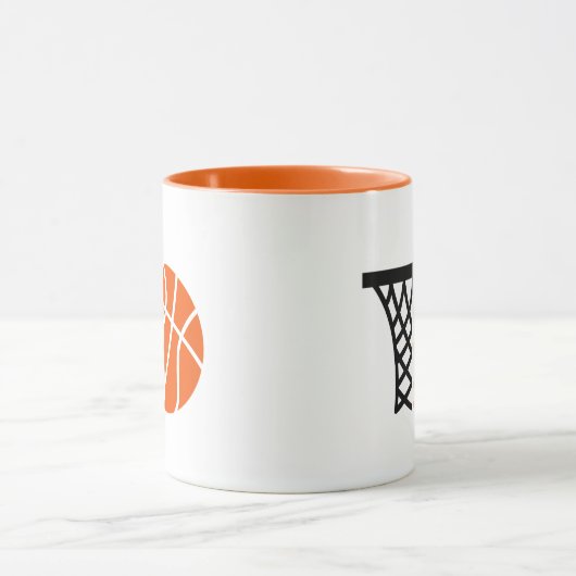 Liebe Basketballkorb Tasse (Zentrum)