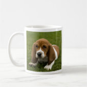 Liebe Basset Hoppy-Kaffee-Tasse Kaffeetasse (Links)