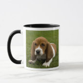 Liebe Basset Hoppy Ringer Kaffee Tasse (Links)