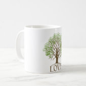 Liebe-Baum Kaffeetasse (Vorderseite Links)