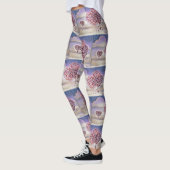 Liebe Baum mit Herz Wasserfarbe Leggings (Links)