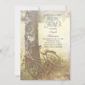 Liebe Baum rustikales Brautparty laden ein Einladung (Vorderseite)