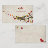 Liebe-Baum Visitenkarte (Vorne/Hinten)