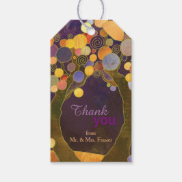 Liebe Bäume Lila Hochzeit Vielen Dank Geschenkanhänger