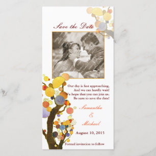 Liebe Bäume: Save the Date Fotokarten