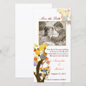 Liebe Bäume: Save the Date Fotokarten (Vorne/Hinten)