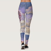 Liebe Baumzweige mit Leggings des Roten Herzens (Rückseite)