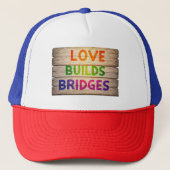 Liebe baut Brücken - Kappe (Vorderseite)