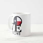 LIEBE Baytown Texas 11oz Kaffeetasse (Vorderseite Links)