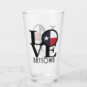 LIEBE Baytown Texas Glas (Rückseite)