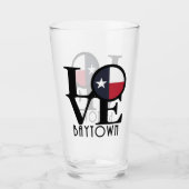 LIEBE Baytown Texas Glas (Vorderseite)