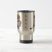 Liebe Beagle Stainless Steel Travel Mug Reisebecher (Mittel)