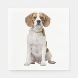 Liebe Beagle Welpen-Hochzeitsfeier Serviette