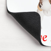 Liebe Beagle Welpen-Hund-Cartoon-Maus-Pad Mousepad (Ecke)