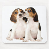 Liebe Beagle Welpen-Hund-Maus-Pad Mousepad (Vorne)