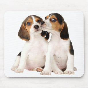 Liebe Beagle Welpen-Hund-Maus-Pad Mousepad