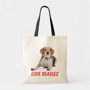 Liebe Beagles Welpen Hund Canvas-Tasche Tragetasche