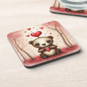 Liebe Bear 1 Getränkeuntersetzer (Linke Seite)