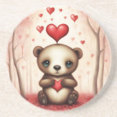 Liebe Bear 1 Getränkeuntersetzer (Vorne)